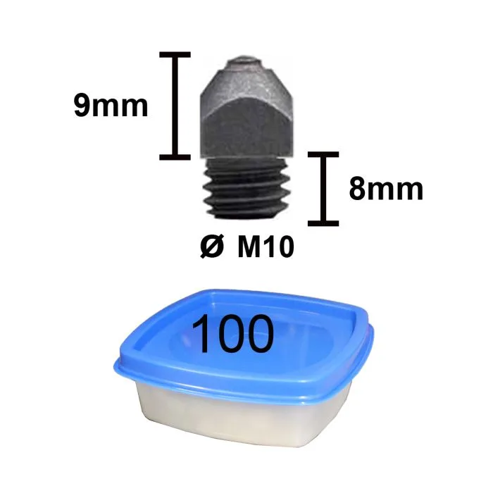 Tuna Hokki M10x8mm, pituus 9mm (Nr.10-8)